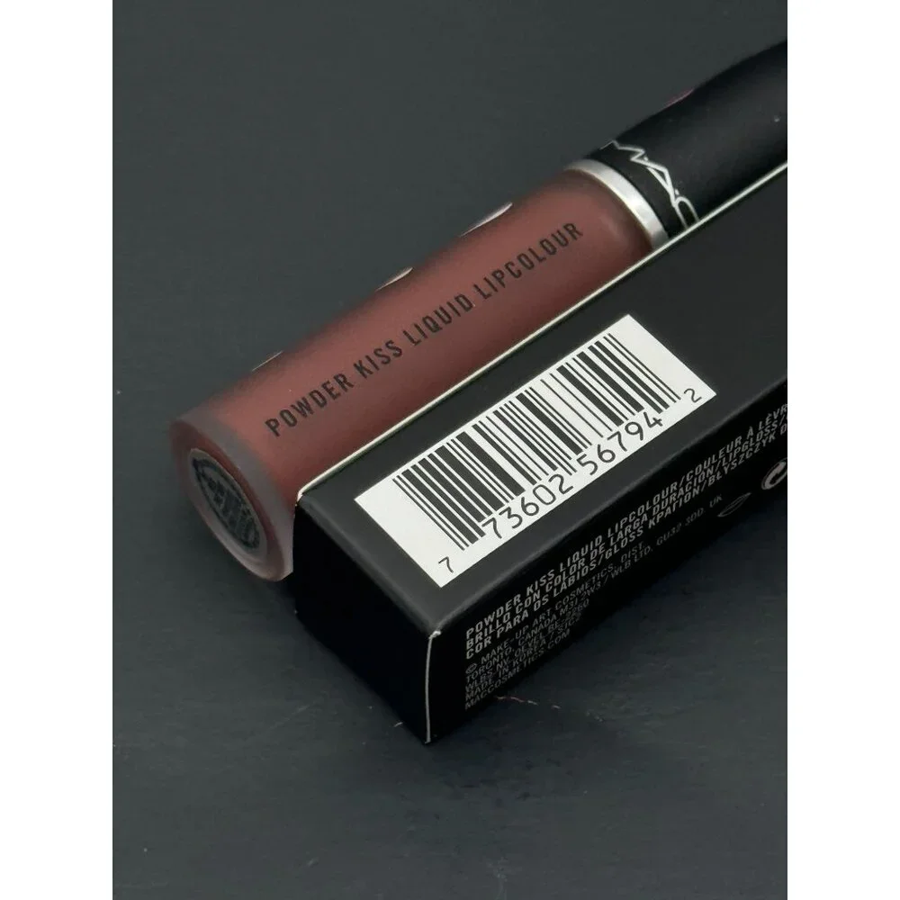 MAC Powder kiss Liquid Lip Color Over the Taupe - 0.17 Oz